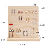 Wooden Earring Jewelry Hanger Stand Organizer Holder Display 108 Holes