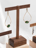 Wooden Earring Jewelry Holder Walnut Earring Organizer Hanging Stand