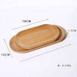 Wooden Jewelry Storage Tray Display Stand Organizer Holder