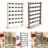 Wooden Earrings Display Stand Jewelry Organizer Holder 6 Tiers