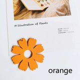 Wooden Flower Eardrop Pendant Charms DIY Jewelry Finding 10pcs