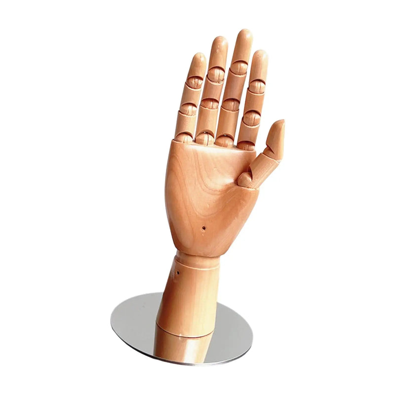 Wooden Hand Model 10 Inches Mannequin Hand for Art Supplies