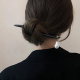 Wooden Romantic Tulip Hair Sticks Chinese Hair Pins Vintage Women Accessories