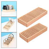 Wooden Headband Holder Bracelets Storage Display Box