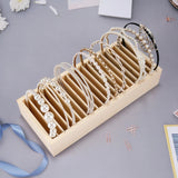 Wooden Headband Holder Hair Accessory Chains Bracelets Display Organizer