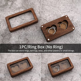 Wooden Heart Box Trinket Box Wedding Rings Storage Holder