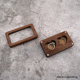 Wooden Heart Box Trinket Box Wedding Rings Storage Holder