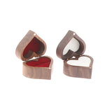 Large Capacity Wooden Jewelry Box for Earring Ring Storage