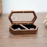 Wooden Jewelry Box Earring Ring Storage Organizer Large