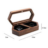 Wooden Jewelry Box Large Capacity Earring Ring Storage Ladies Gift
