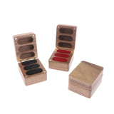 Large Capacity Wooden Jewelry Box for Earring Ring Storage