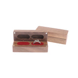 Large Capacity Wooden Jewelry Box for Earring Ring Storage