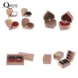 Large Capacity Wooden Jewelry Box for Earring Ring Storage