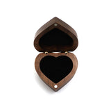 Wooden Jewelry Box Large Capacity Travel Storage Earring Ring Case