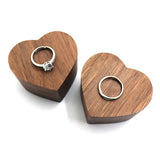 Wooden Jewelry Box Large Capacity Travel Storage Earring Ring Case