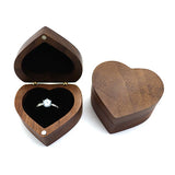 Wooden Jewelry Box Large Capacity Travel Storage Earring Ring Case