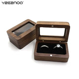 Wooden Jewelry Box Large Travel Storage Box Wedding Valentine Engagement