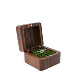 Wooden Jewelry Box Travel Ring Earring Necklace Pendant Storage
