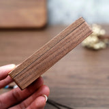 Wooden Jewelry Box Walnut Solid Wood Small Jewelry Storage Box Case