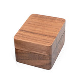 Wooden Jewelry Box Solid Wood Jewelry Organizer Engagement Wedding rings Storage