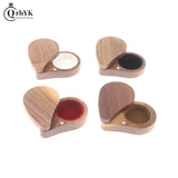 Wooden Jewelry Box Earring Ring Storage Travel Case