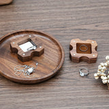 Wooden Jewelry Box with Magnetic Closure for Necklace Earrings Ring Organizer
