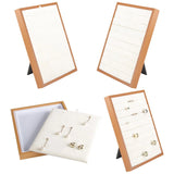 Wooden Jewelry Display Boards Freestanding Holder for Counter Shop