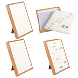 Wooden Jewelry Display Boards Freestanding Holder for Counter Shop