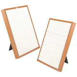 Wooden Jewelry Display Boards Freestanding Holder for Counter Shop
