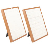 Wooden Jewelry Display Boards Freestanding Holder for Counter Shop