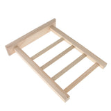Wooden Jewelry Display Rack Stand Earrings Necklace Organizer Holder