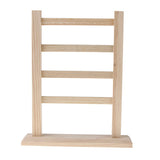 Wooden Jewelry Display Rack Stand Earrings Necklace Organizer Holder