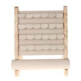 Wooden Jewelry Display Stand T-Bar Bracelets Earrings Holder