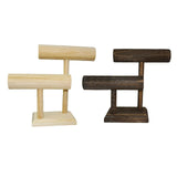 2 Tier Wooden Bracelet Holder Jewelry Display Stand