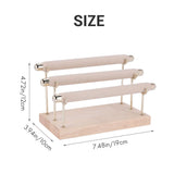 Wooden Jewelry Display Stand Ring Holder T-Bar Display
