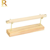 Wooden Jewelry Display Stand Ring Holder T-Bar Display Bracelets Anklets