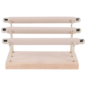 Wooden Jewelry Display Stand Ring Holder T-Bar Display