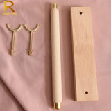 Wooden Jewelry Display Stand Ring Holder T-Bar Display Bracelets Anklets