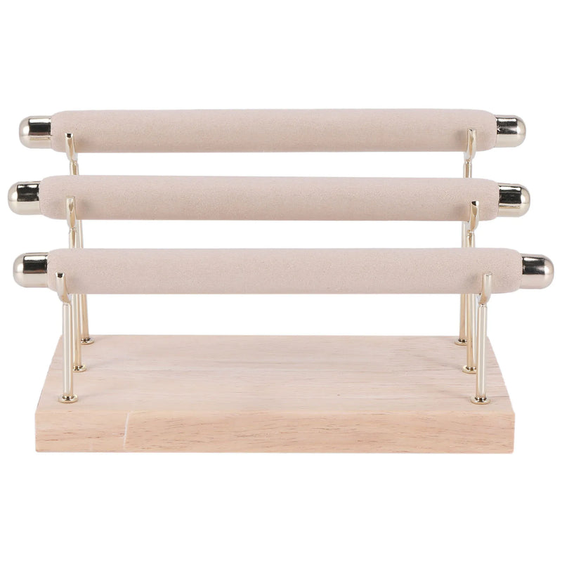 Wooden Jewelry Display Stand Ring Holder T-Bar Display