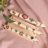 Wooden Jewelry Display Stand Ring Holder T-Bar Display Bracelets Anklets
