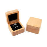 Rustic Engagement Ring Box Portable Jewelry Case Antique Ring Case