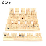 Wooden Earrings Hanger Display Stand Storage Holder