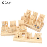 Wooden Earrings Hanger Display Stand Storage Holder