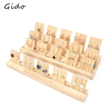 Wooden Earrings Hanger Display Stand Storage Holder
