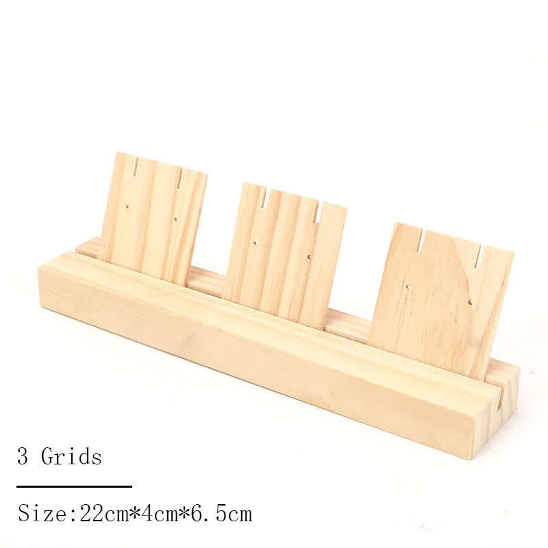 Wooden Earrings Hanger Display Stand Storage Holder