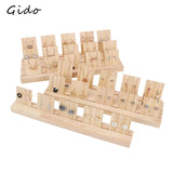Wooden Earrings Hanger Display Stand Storage Holder