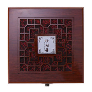 Wooden Jewelry Storage Case Box with Lock