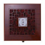 Wooden Jewelry Storage Case Box with Lock