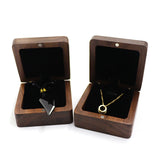 Wooden Jewelry Box for Ring Bracelet Necklace