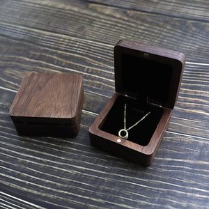 Wooden Jewelry Box for Ring Bracelet Necklace